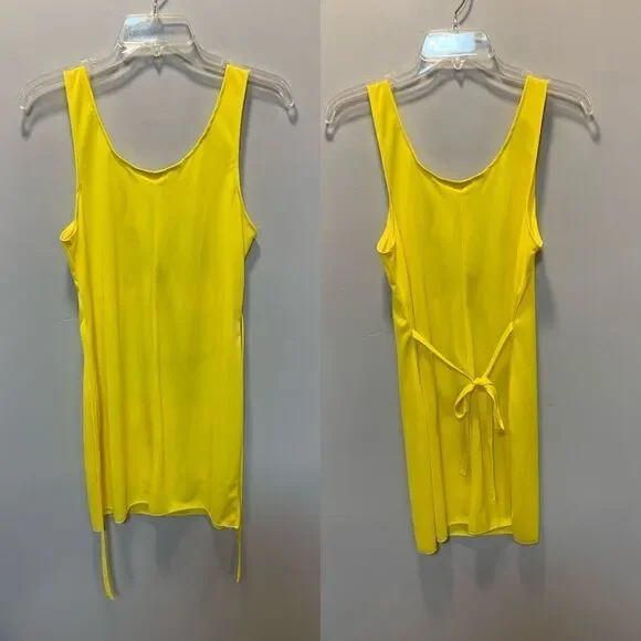 New Yellow M&M fitted Stretchy dress/costume One size fits most - Picture 11 of 11